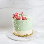 Pistachio rosewater cake