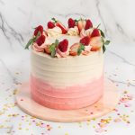 Berries creame cake