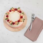 Berries cream cake