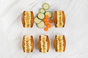 mini carrot and pistachio loaves – box of 4