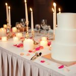 Wedding three tiers masked cake