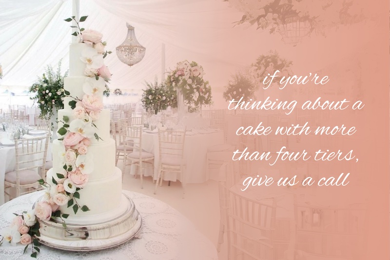 four tier wedding cake masked arapina