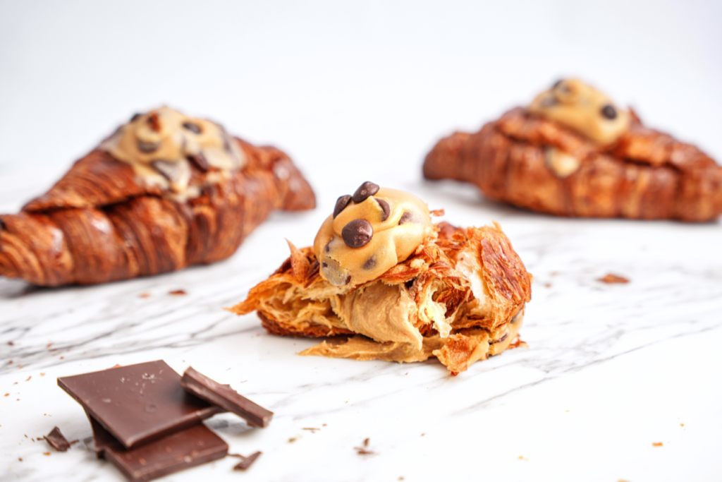 Cookie dough croissant: where sweet innovation meets flaky tradition