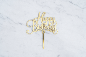 happy birthday topper