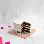arapina wedding half masked one tier cut