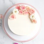 Arapina wedding masked one tier top roses