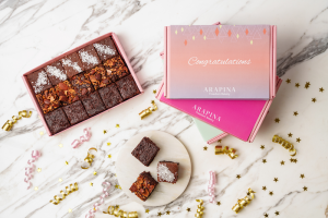 congratulations mix brownie box