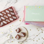 Arapina brownie bites box salted caramel thank you