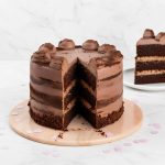 sugarless cake slice