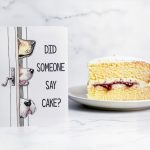 Arapina Dog Cake Card