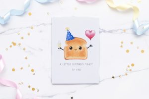 birthday toast card
