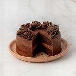 chocolate cake slice