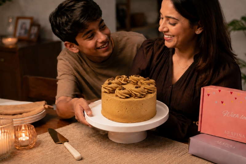 order coffee walnut cake near london