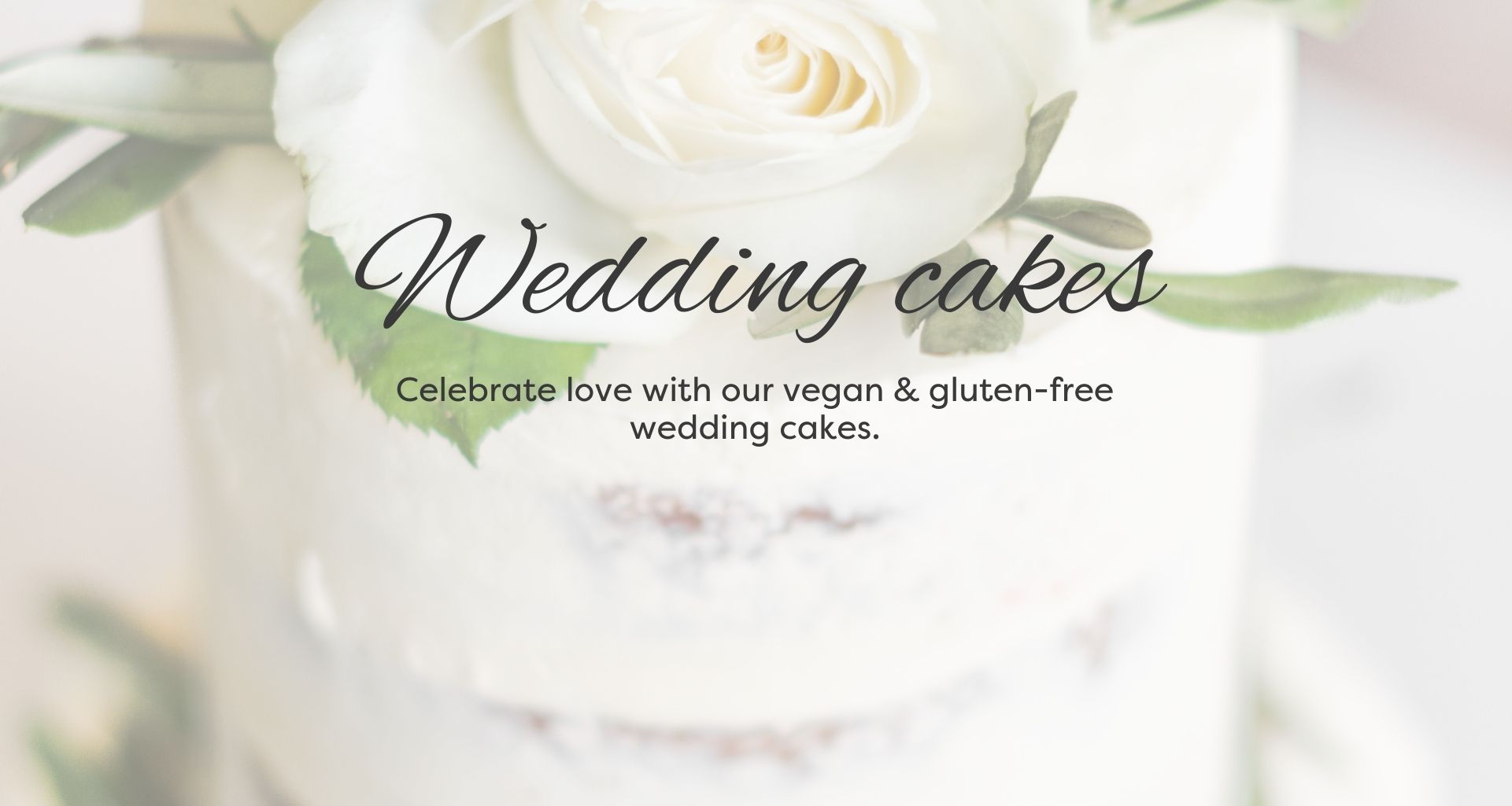 wedding cake vegan gluten free allergen allergy london