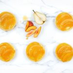 peach and pear tart