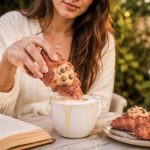 cookie dough croissant near by
