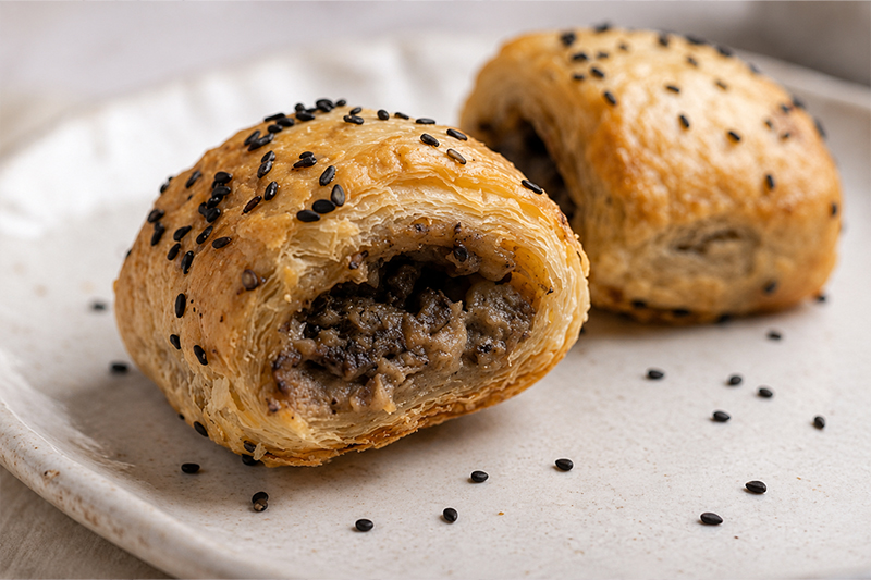 mini mushroom roll near london
