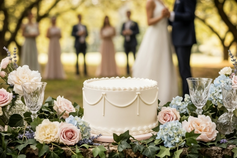 minimal vintage cake near me