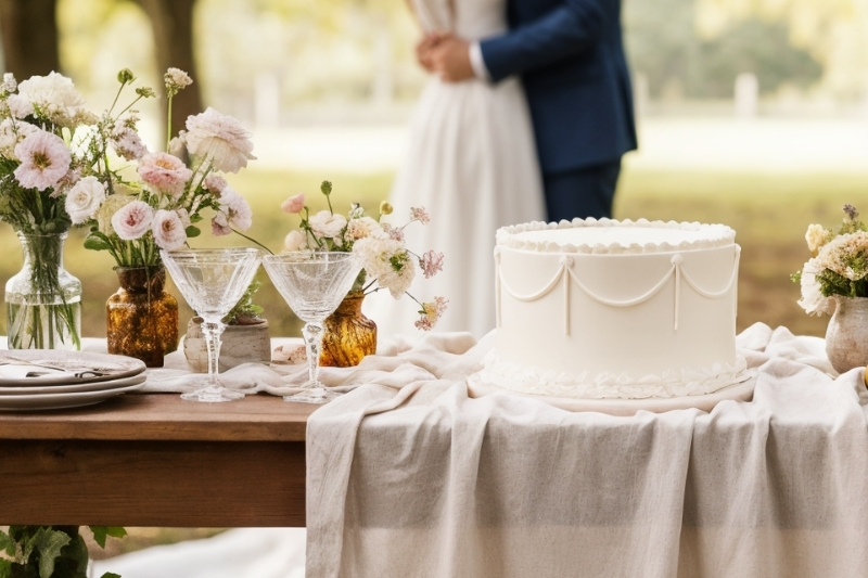 minimal vintage cake london