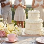 two tier vintage cake arapina london