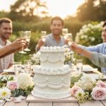 Arapina two tier vintage cake